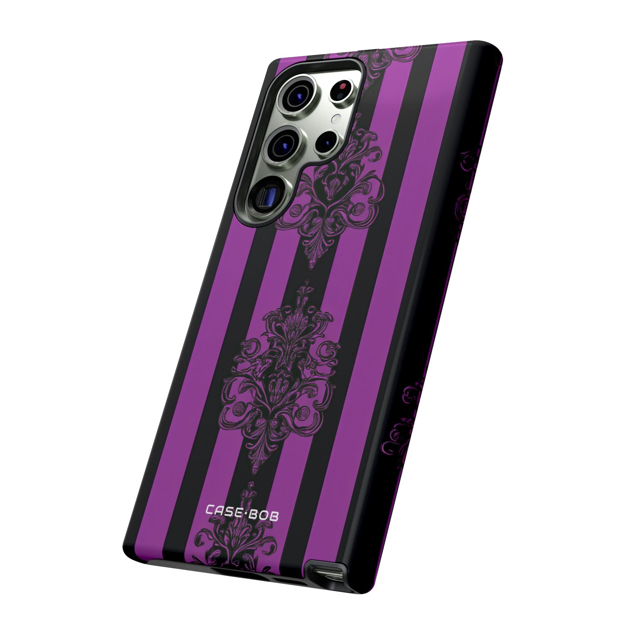 Damask Elegance Purple Samsung S23 Ultra Case - Tough