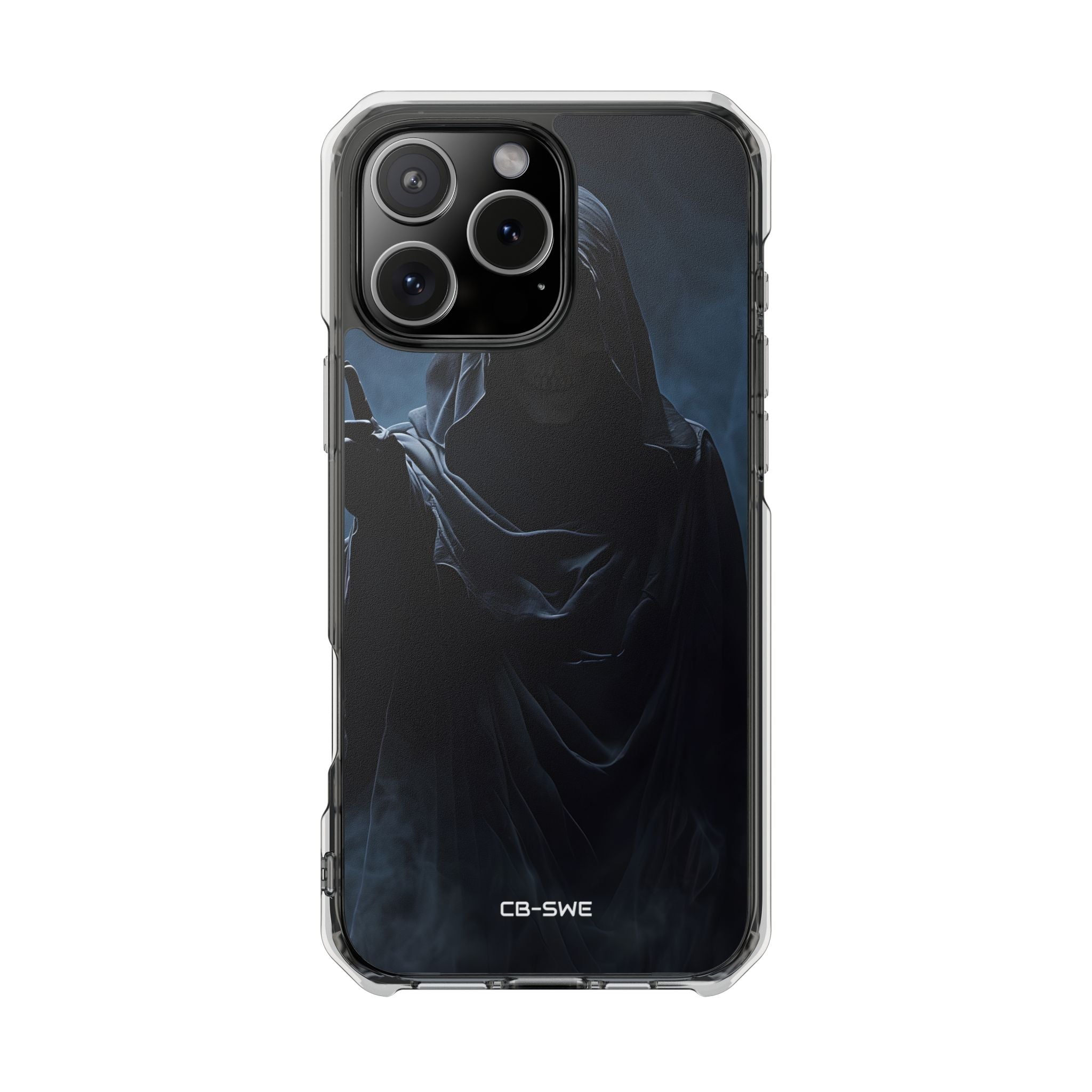 Spectral Guardian Warning iPhone Case - Impact