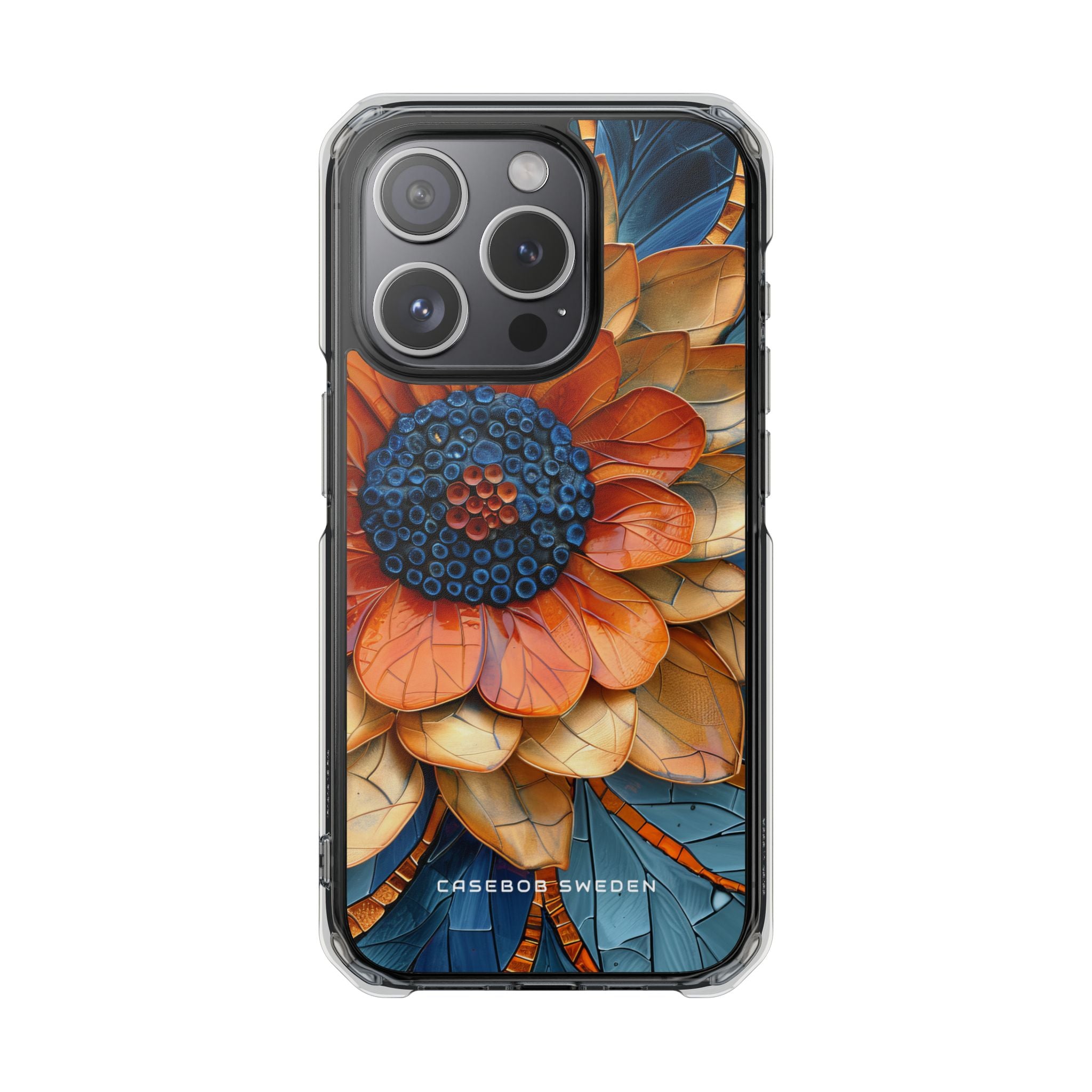 Mosaic Blossom Harmony iPhone 15 - Clear Impact Phone Case