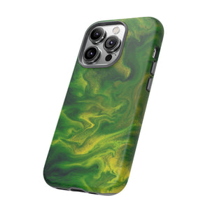 Green Smoke Ink Art iPhone Case (Protective) Phone Case