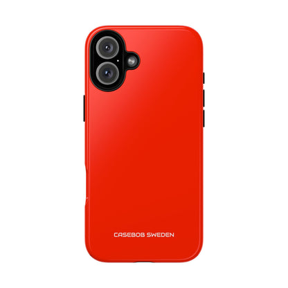 Scarlet Red - Tough iPhone 16 Phone Case