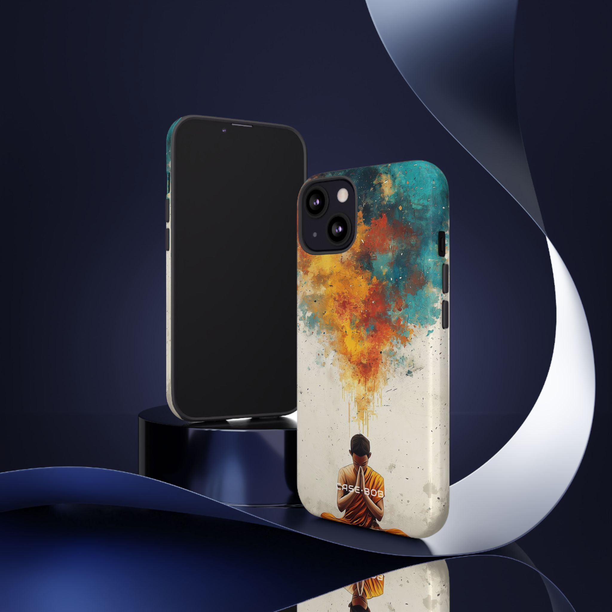 Meditative Glow iPhone 13 Case - Tough