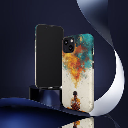 Meditative Glow iPhone 13 Case - Tough