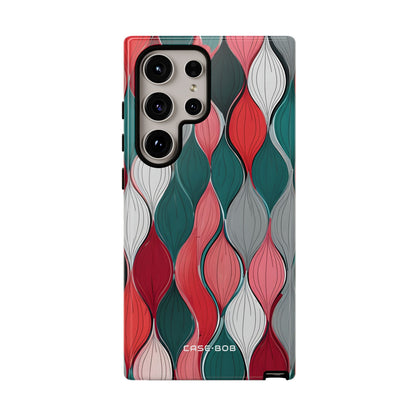 Leaf Cascade Teal Samsung S24 Ultra Case - Tough