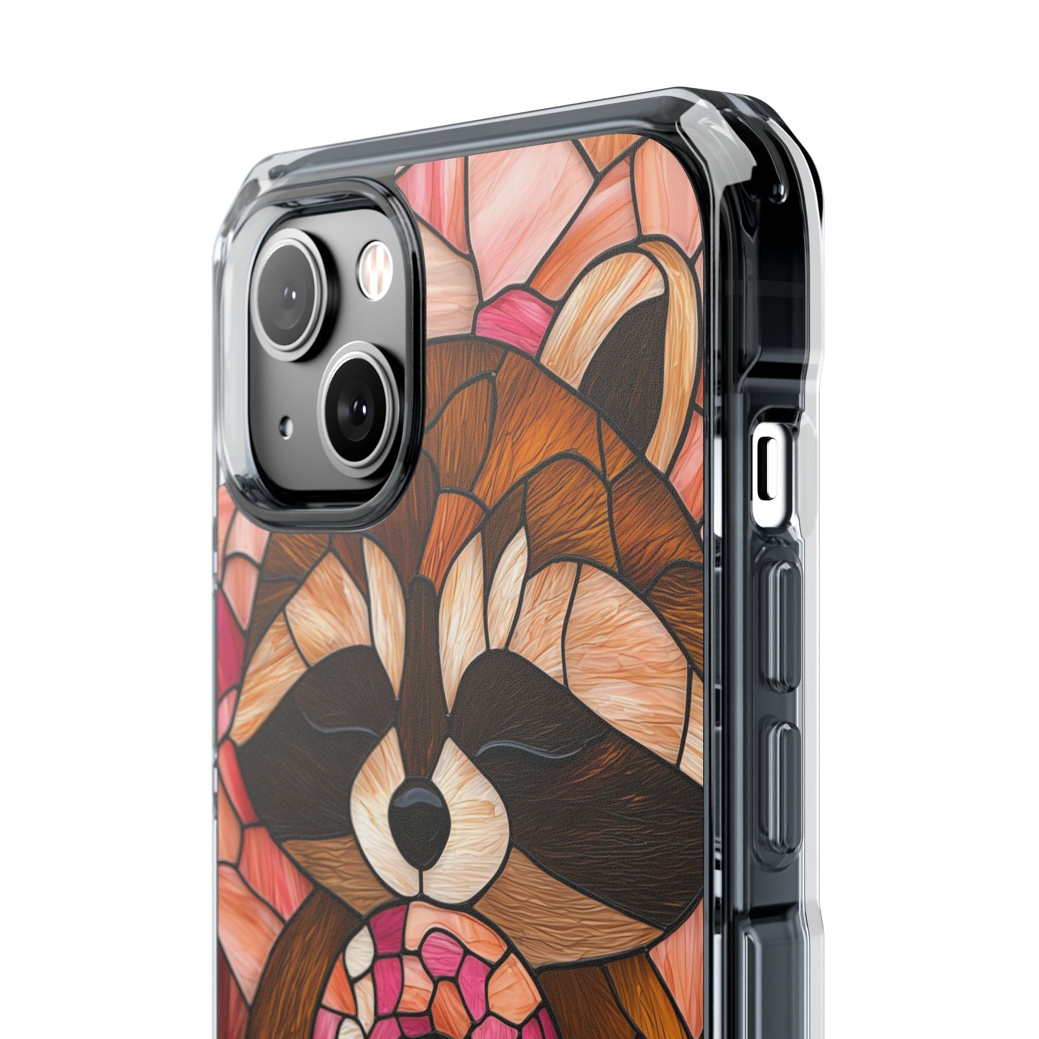 Raccoon Holds Donut iPhone Case - Impact