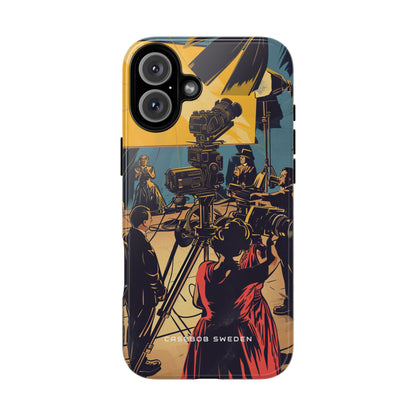 Golden Era Cinematic Spotlight iPhone 16 - Tough Phone Case