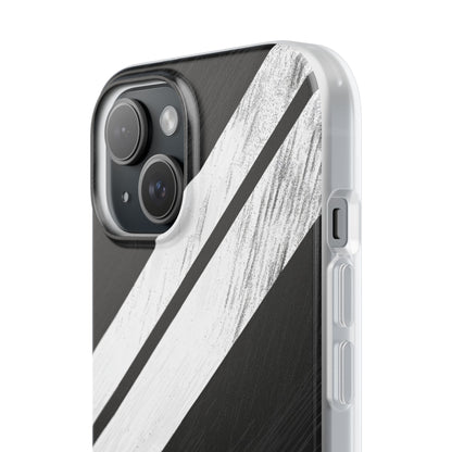 Distressed Stripe Motion iPhone 15 Case - Soft