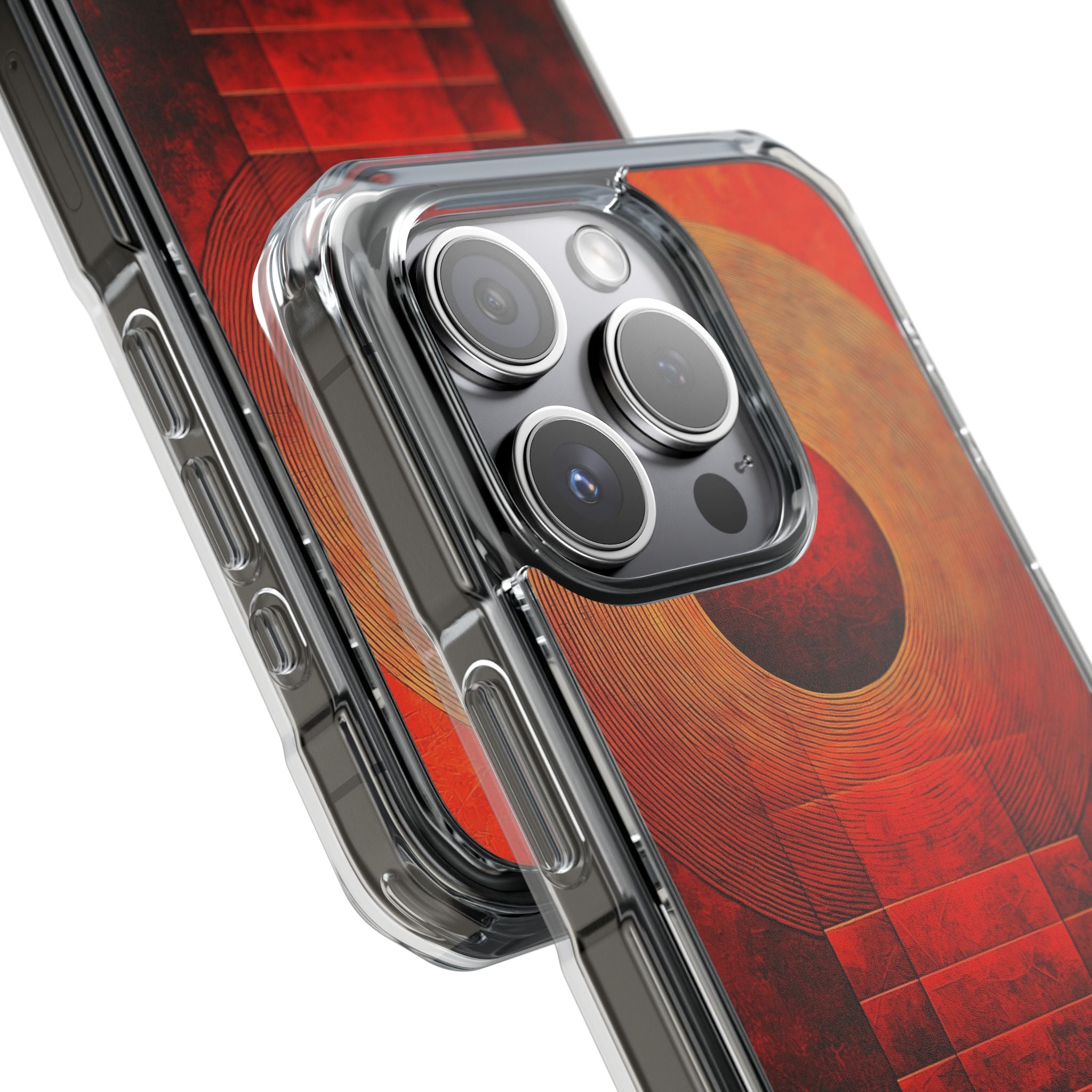 Circular Convergence Glows iPhone Case - Impact