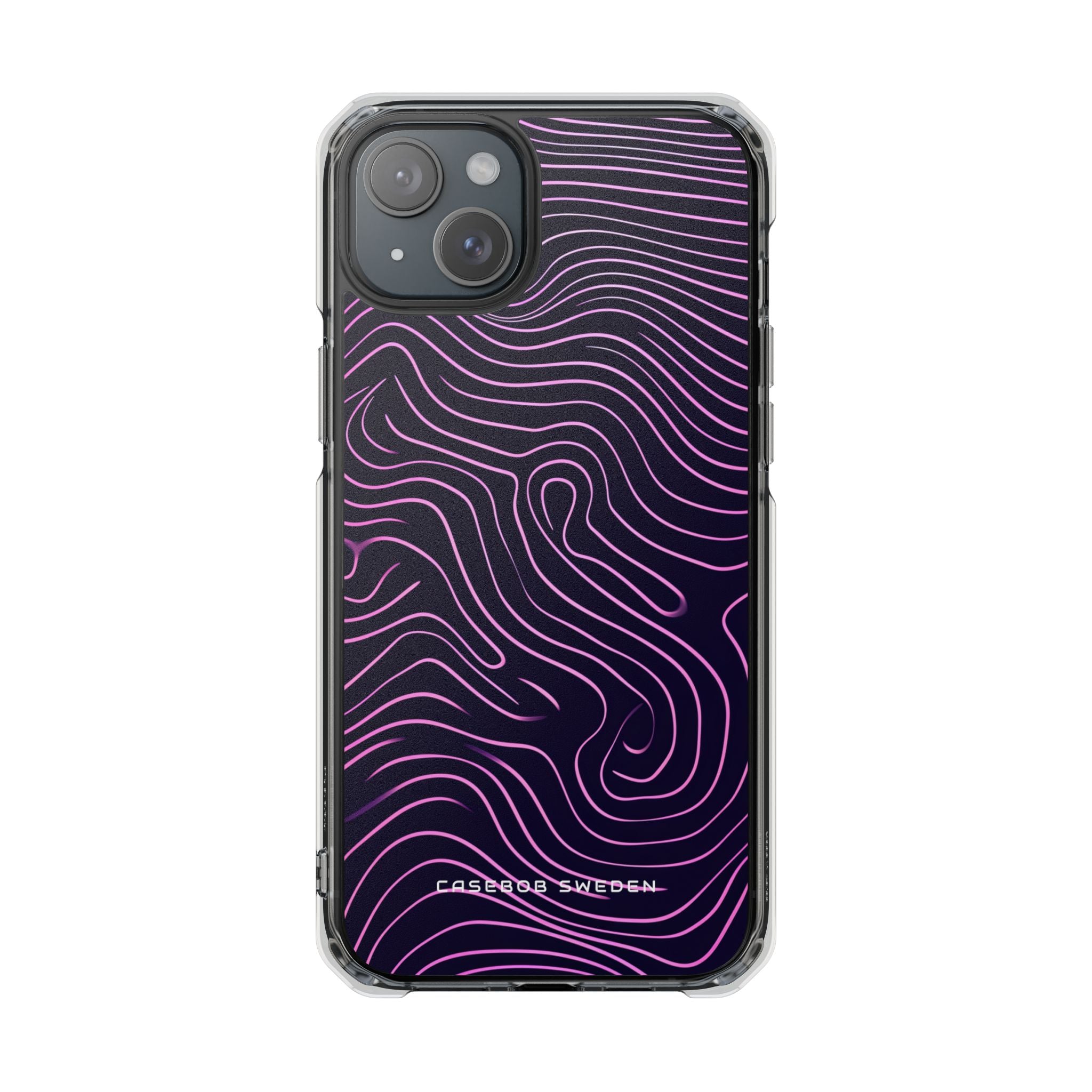 Contour Waveflow iPhone 15 - Clear Impact Phone Case