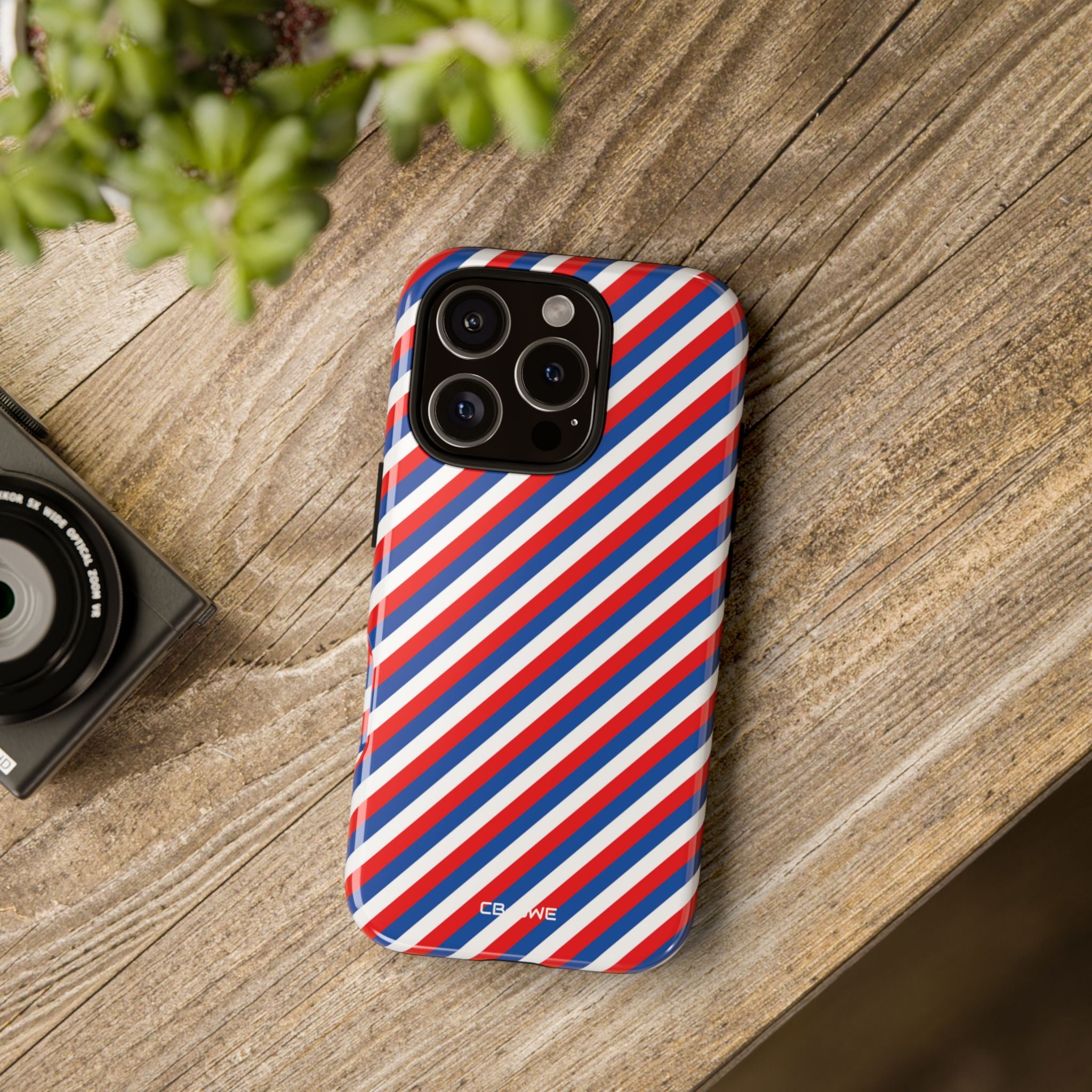 Striped Freedom Wave - iPhone Case