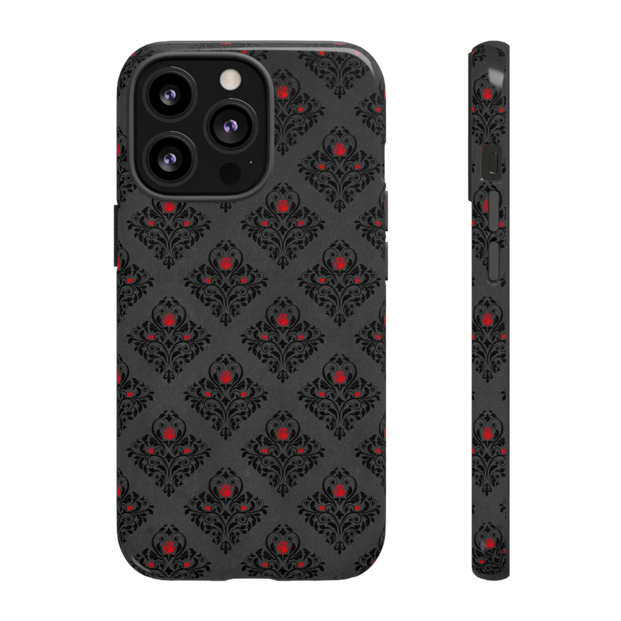 Pixrose Gothic Flower - Protective Phone Case