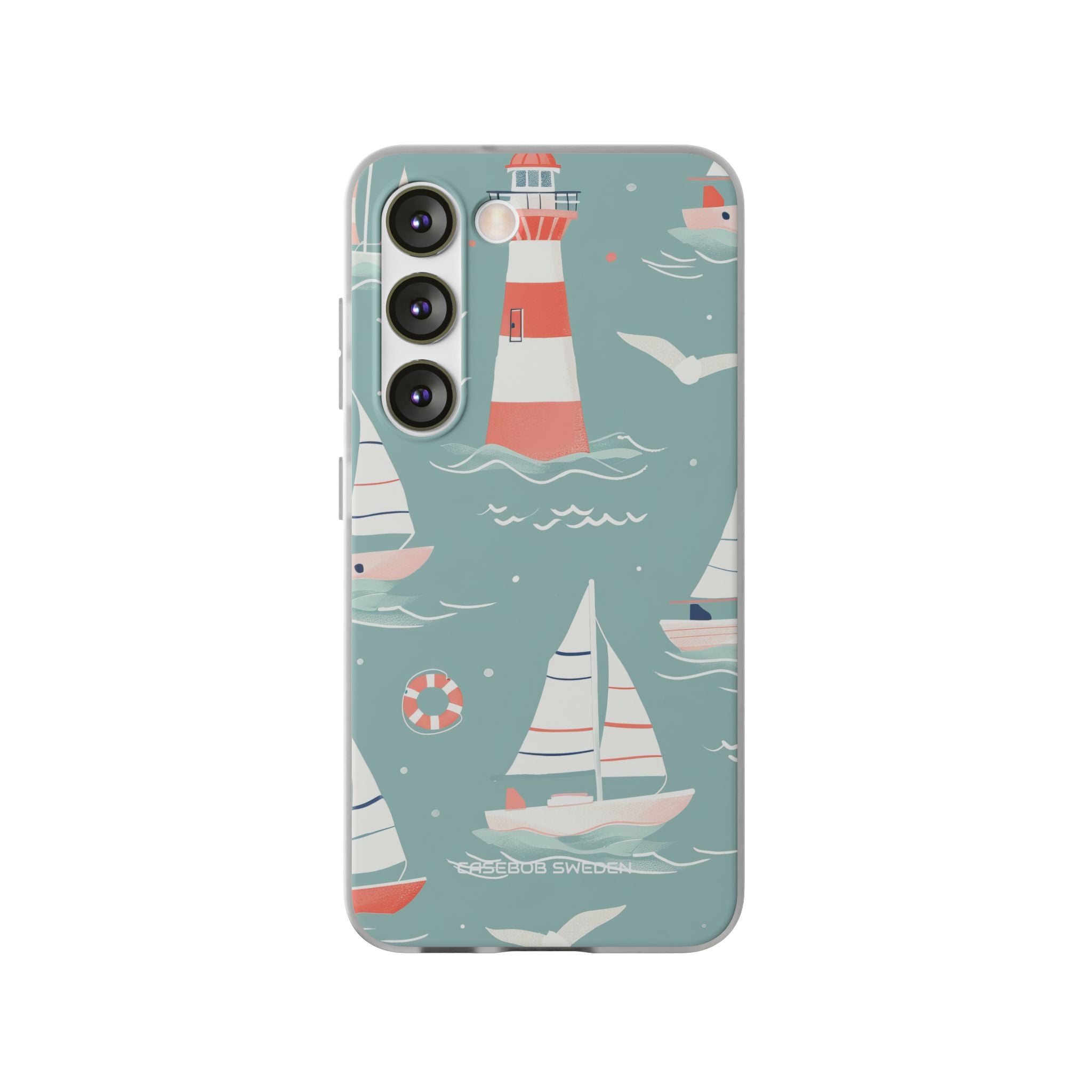 Lighthouse Nautical Charm - Flexi Samsung S23 Phone Case