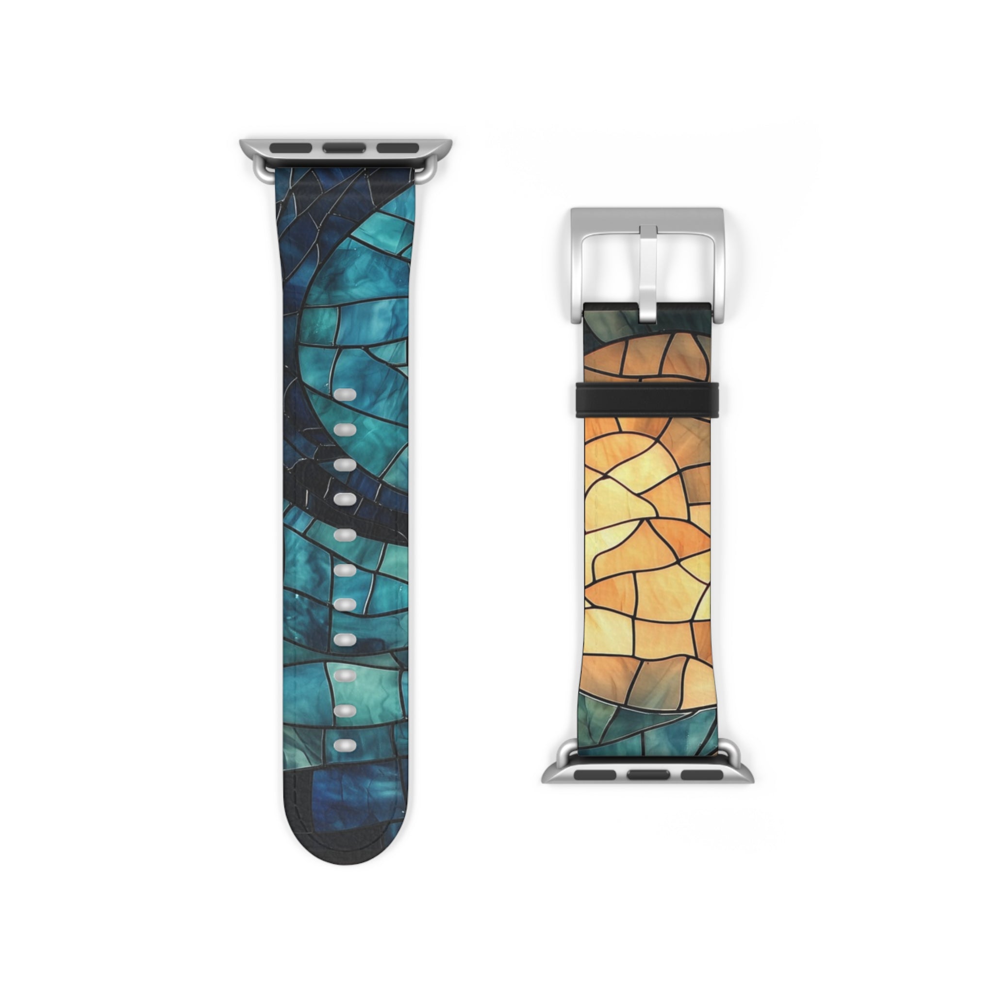 Blue Whale Mosaic - Watch Band