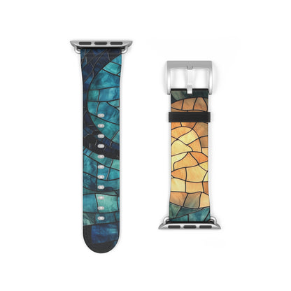 Blue Whale Mosaic - Watch Band
