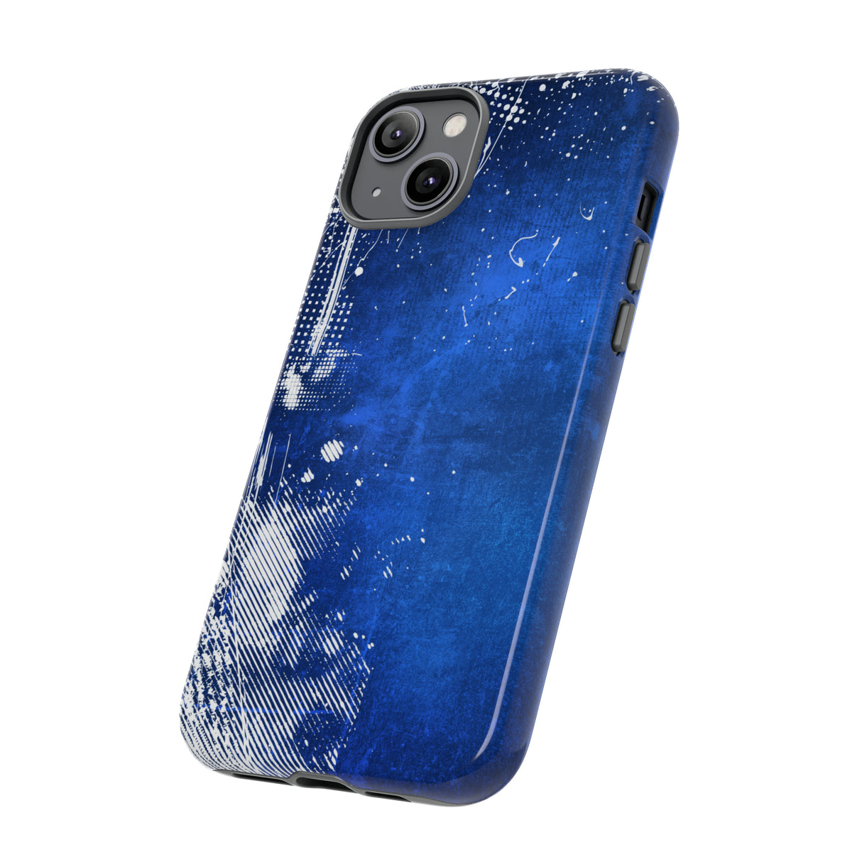 Grunge Blue - Protective Phone Case