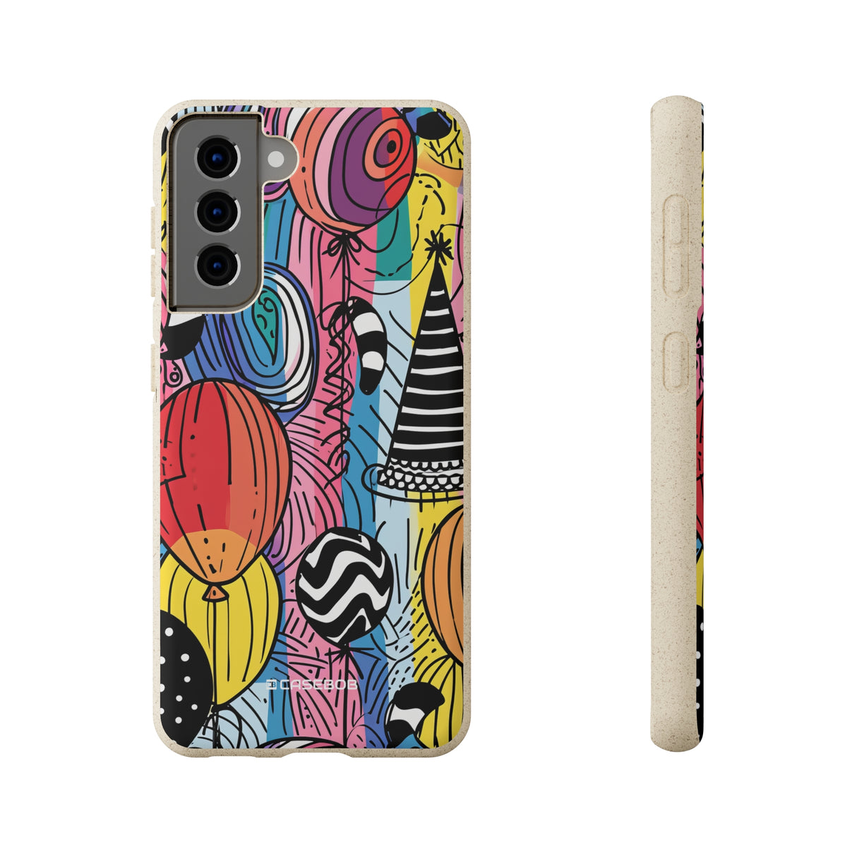 Vibrant Party Whimsy | Biodegradable Phone Case