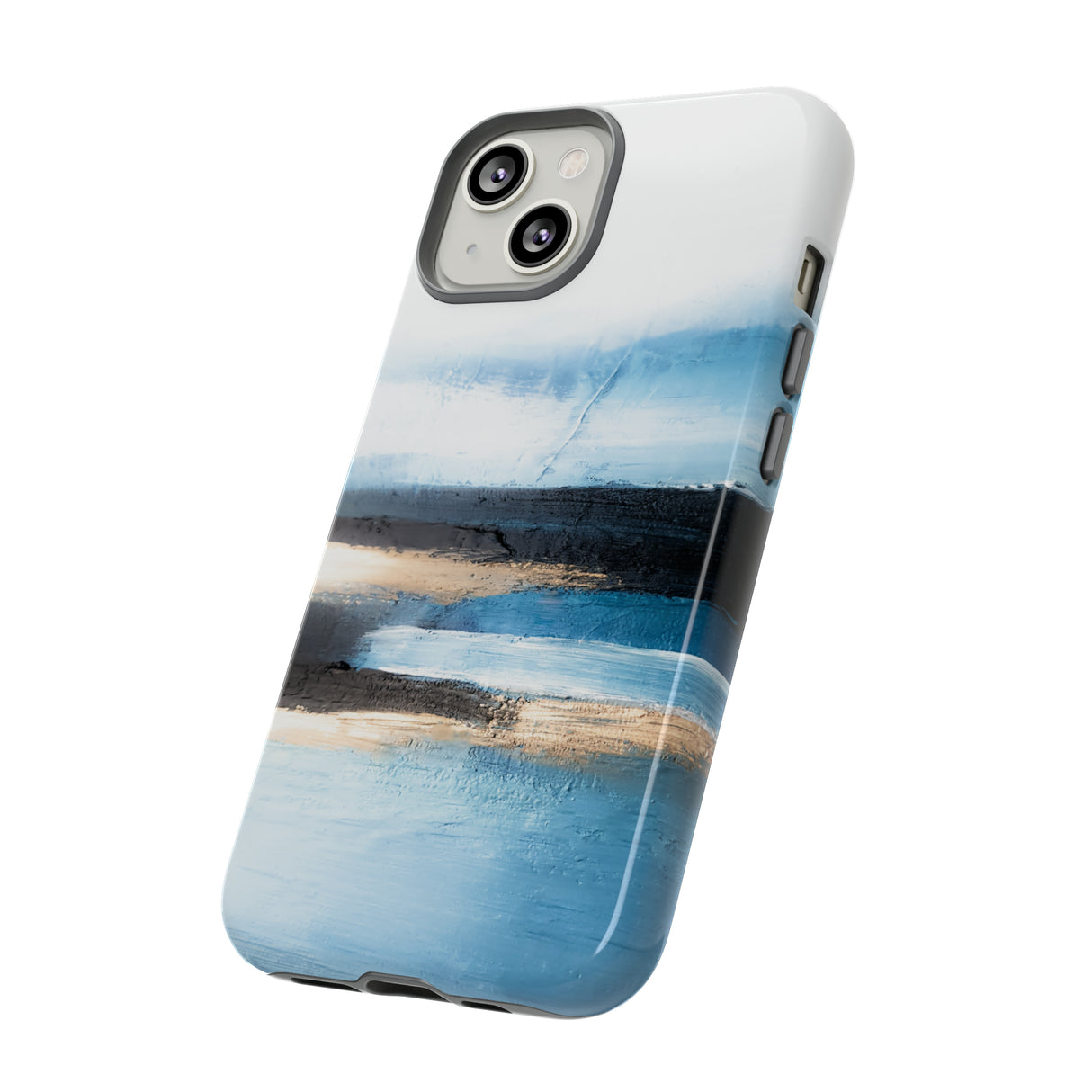 Oil Painting - Abstract Blue - Protective Phone Case