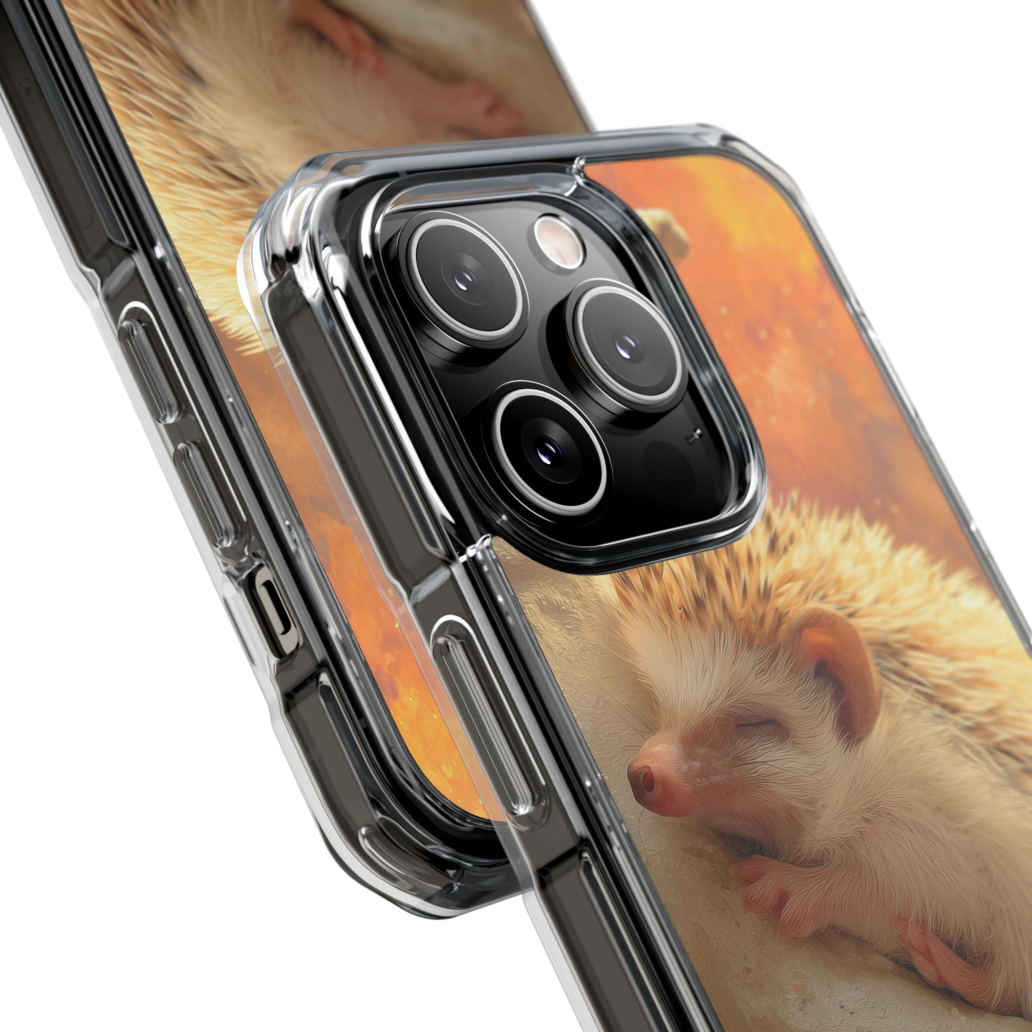Hedgehog Rests Dreaming iPhone Case - Impact