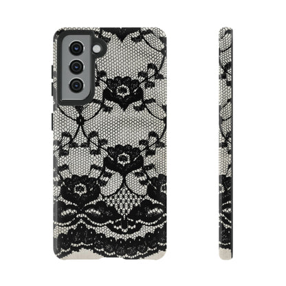 Lilrunge Gothic Flower - Protective Phone Case