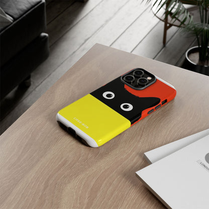 Peekaboo Cat Crimson iPhone 14 Pro Max Case - Tough