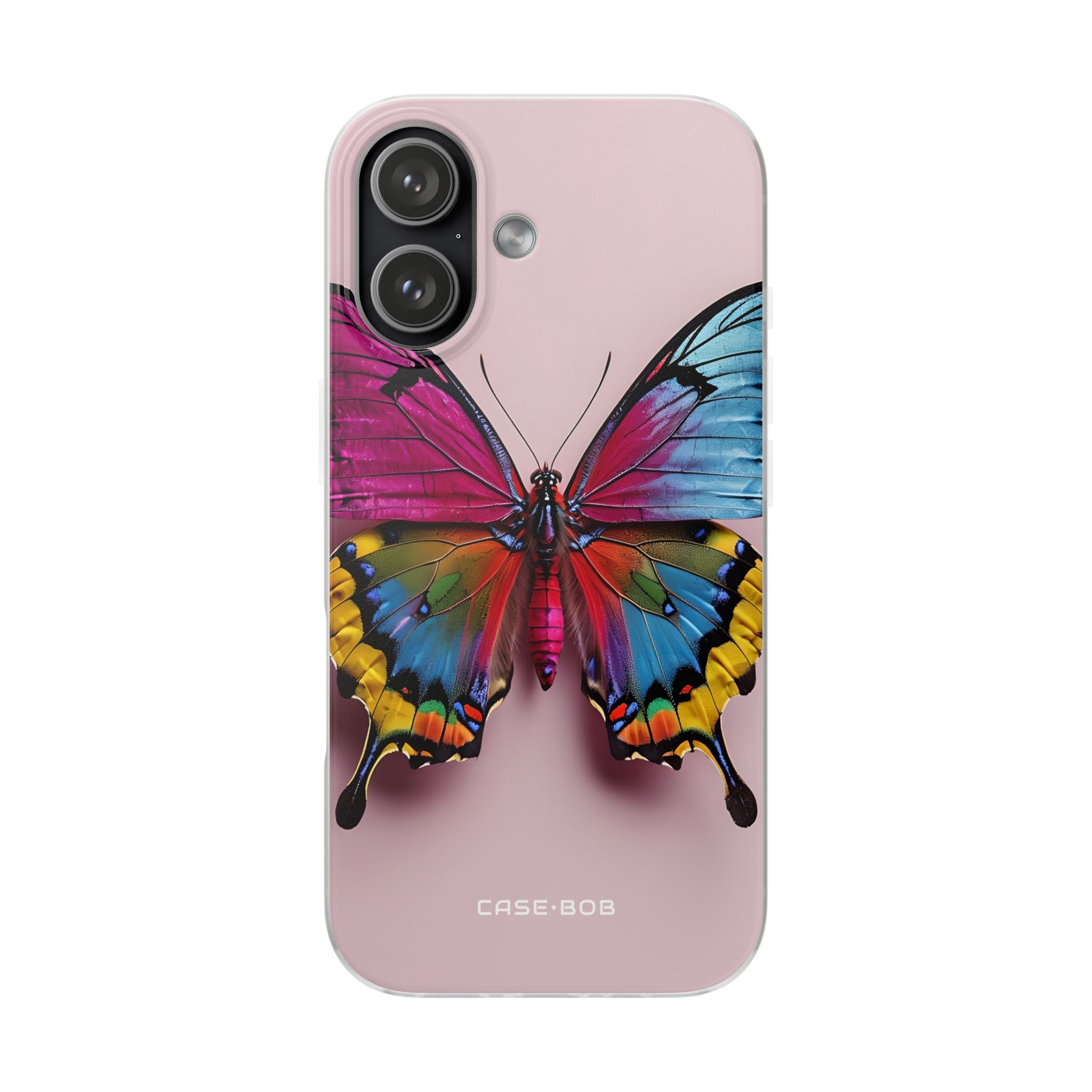 Vivid Butterfly iPhone 17 Case - Soft
