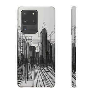 Urban Wireframe | Slim Phone Case for Samsung