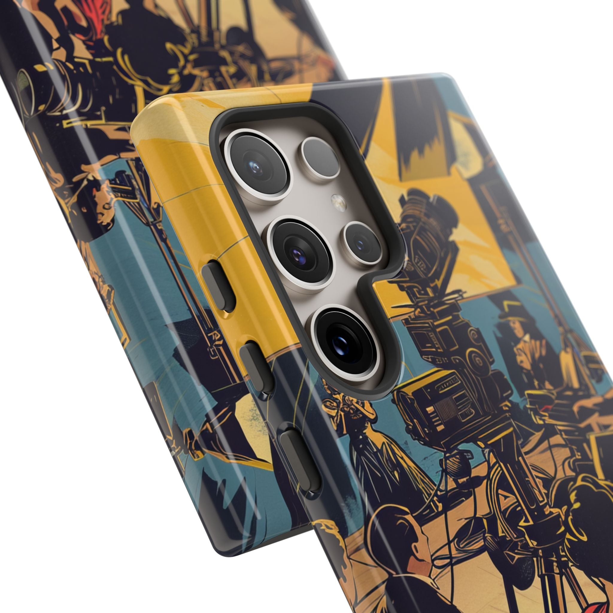 Golden Era Cinematic Spotlight Samsung S24 - Tough Phone Case