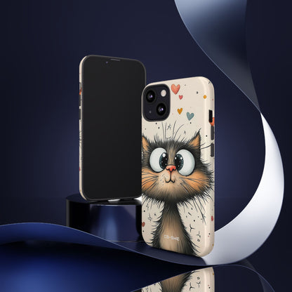 Whimsical Cat Smiles - iPhone Case