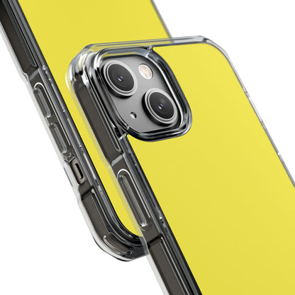 Lemon Yellow - Clear Impact Case for iPhone