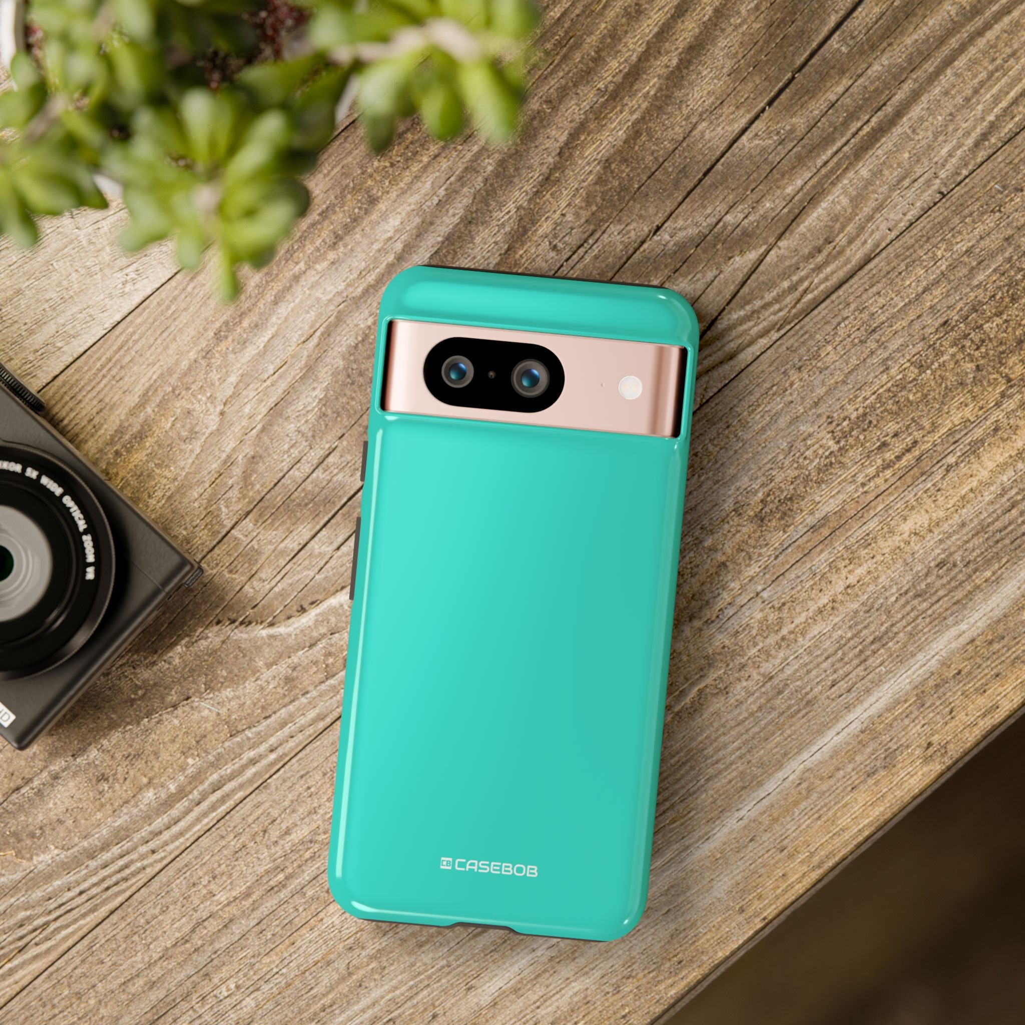 Teal Serenity: Minimalist Design - for Google Pixel 8