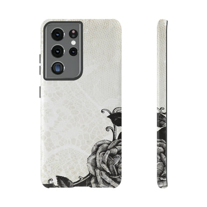 Rosett Gothic Flower - Protective Phone Case