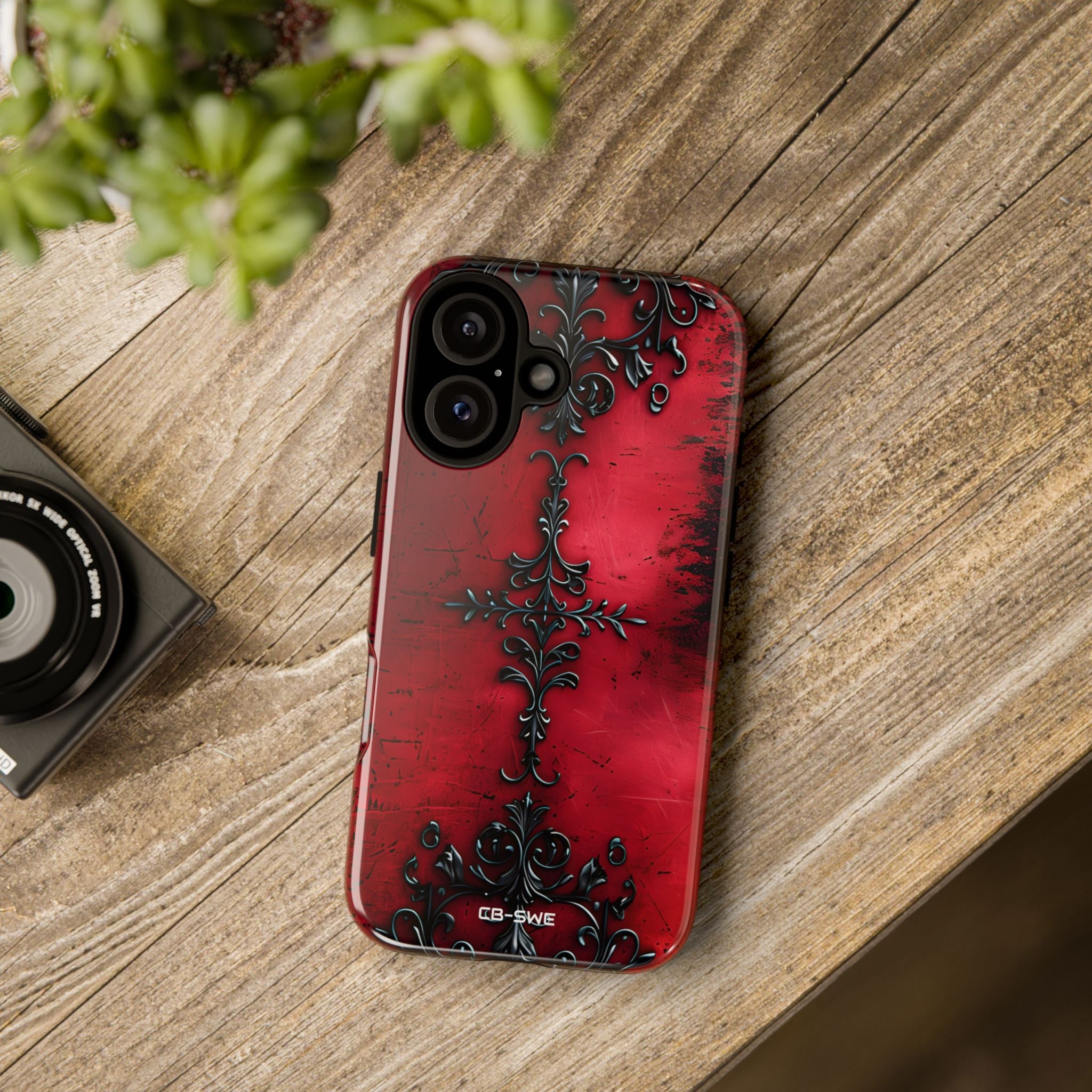 Gothic Crimson Emblem - iPhone Case