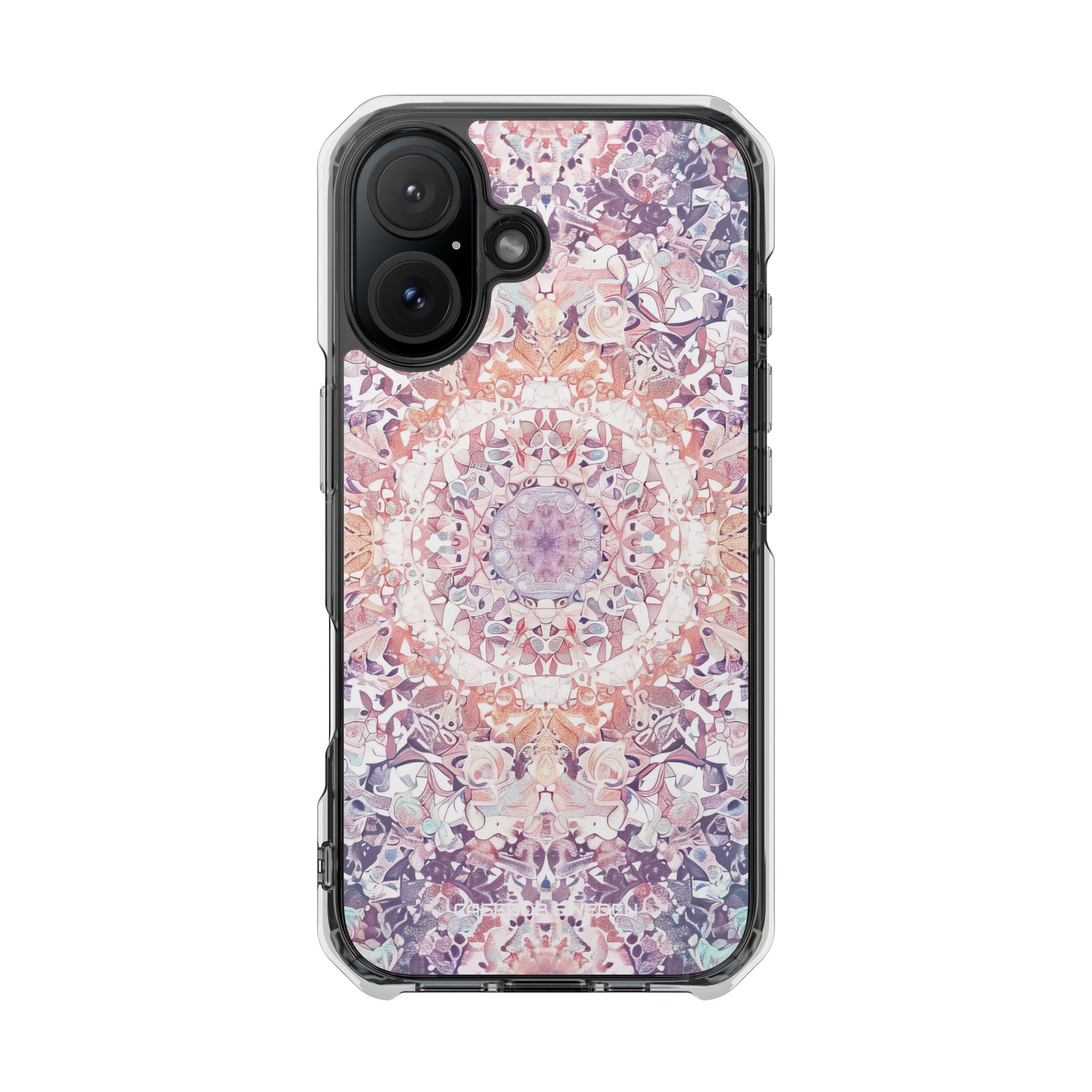 Purple Pink Mandala - Clear Impact iPhone 16 Phone Case