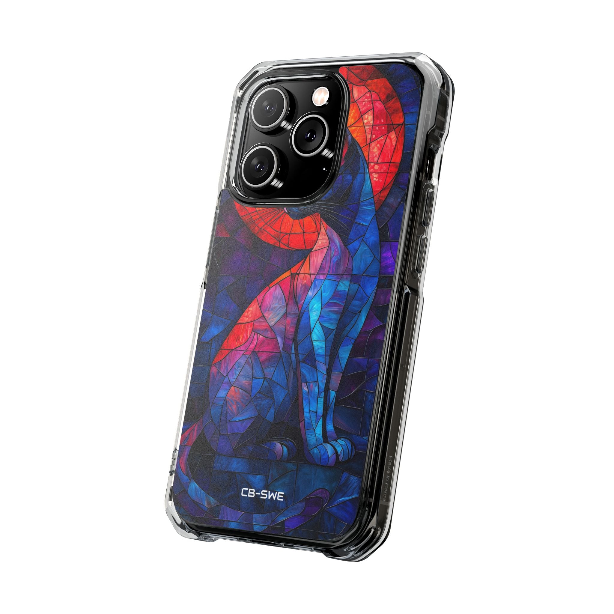 Cat Silhouettes Glow iPhone Case - Impact