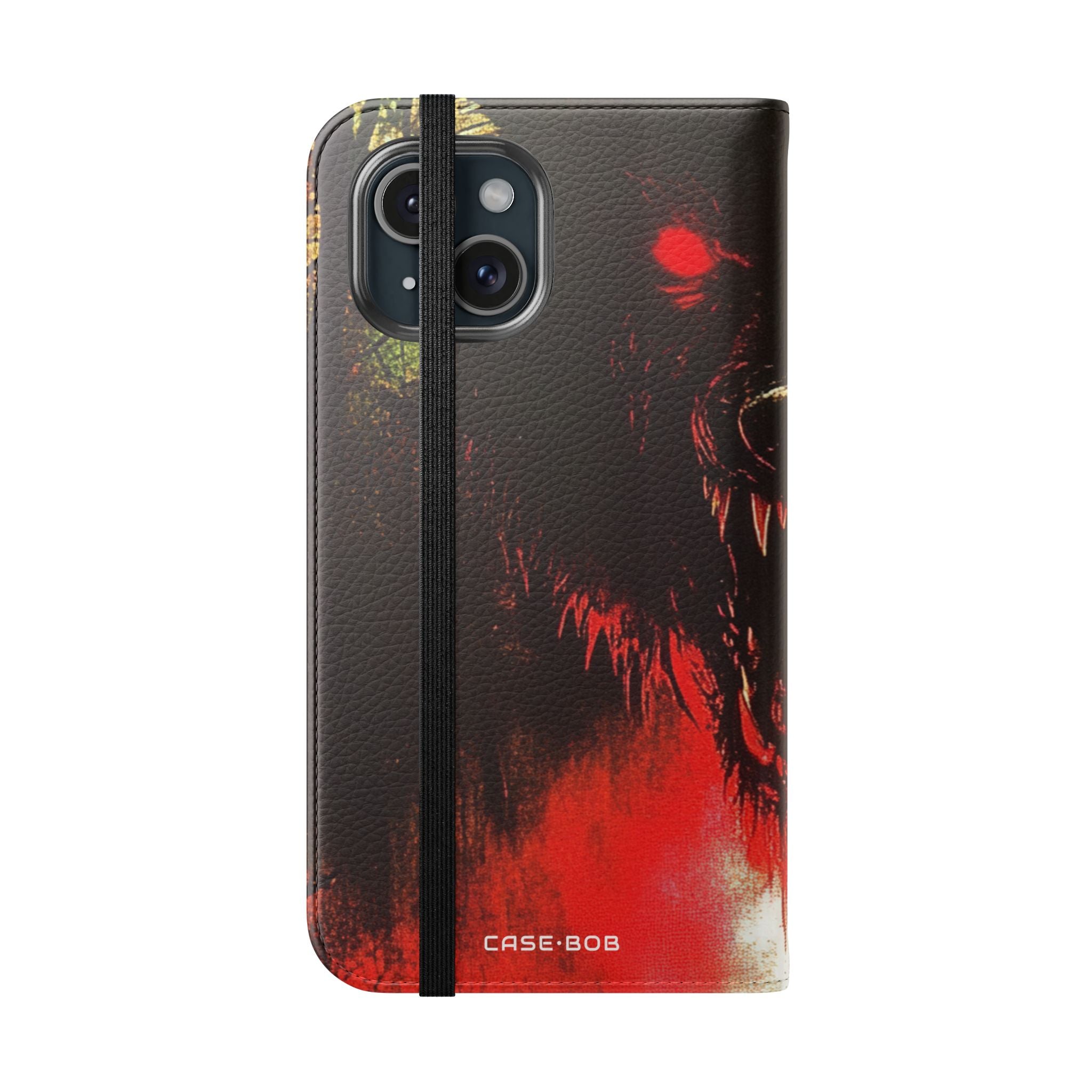 Wolf Moon Glare - iPhone 15 Case - Wallet