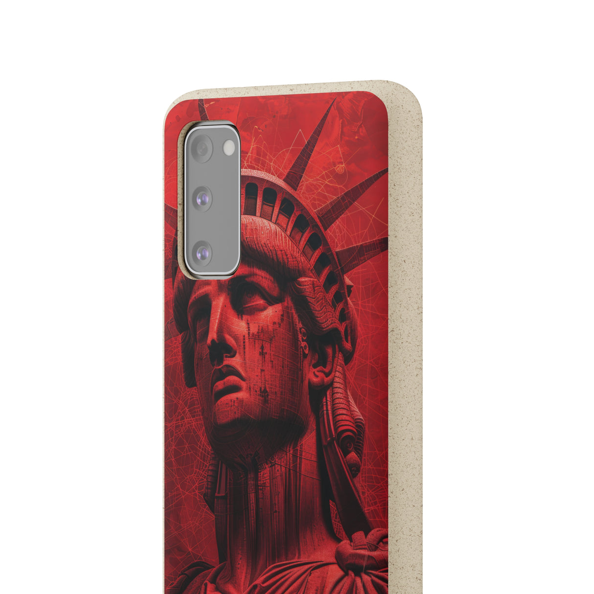 Red Liberty Revolution | Biodegradable Phone Case