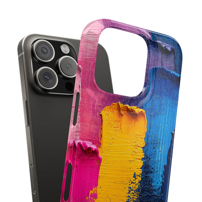 Bold Abstract Texture - Slim iPhone 16 Phone Case