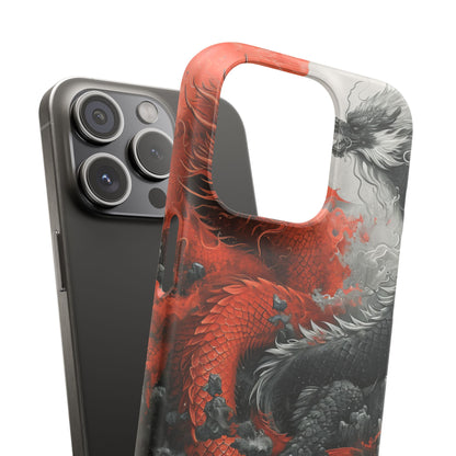 Zen Dragon Harmony iPhone 15 - Slim Phone Case