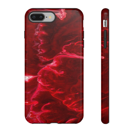 Red Velvet Ink Art iPhone Case (Protective) iPhone 8 Plus Glossy Phone Case