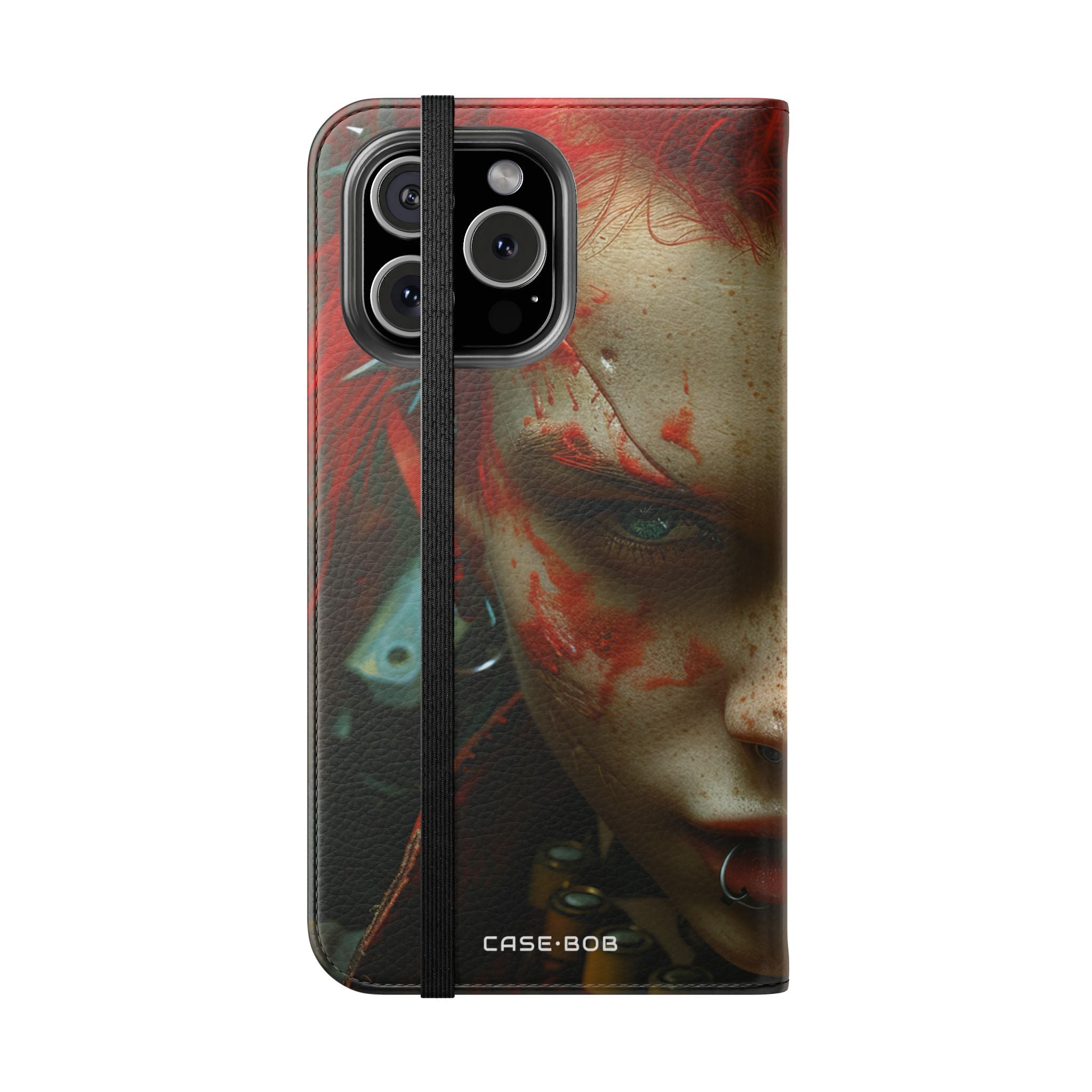 Scarlet Gaze - iPhone 16 Max Case - Portemonnee
