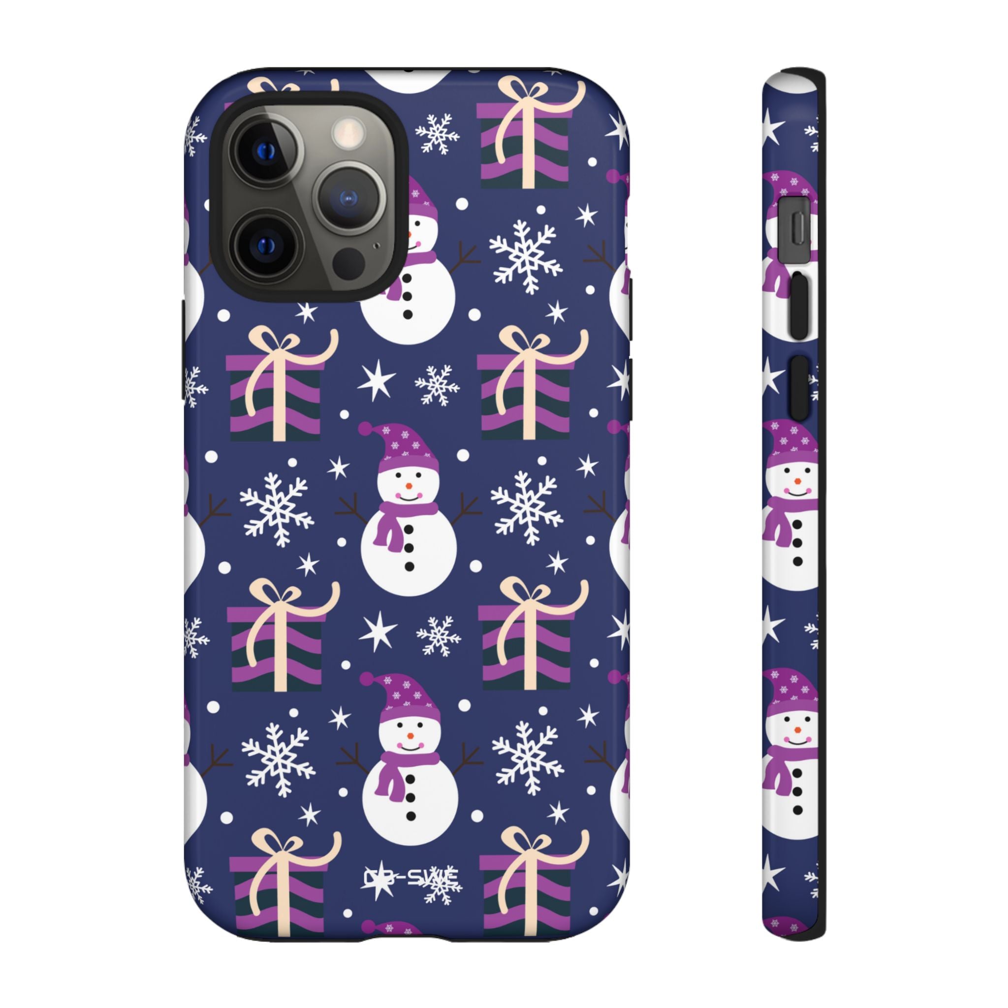 Snowmen Gift Giving - iPhone Case