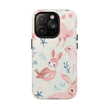 Pastel Whimsical Nature - Tough + MagSafe® iPhone 14 Phone Case