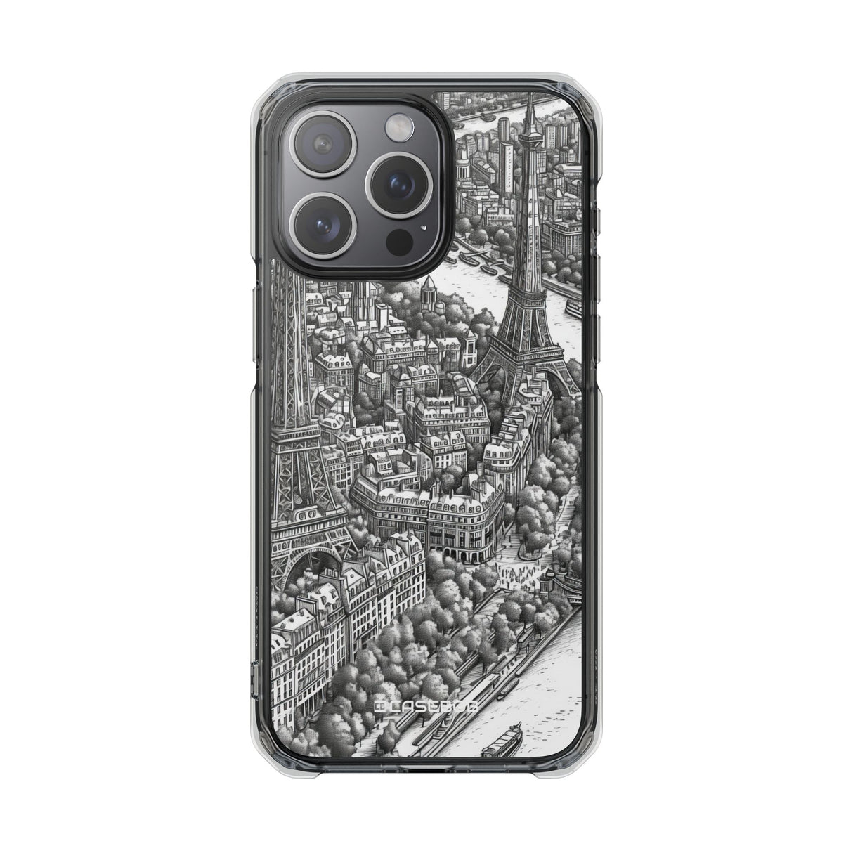 Timeless Cityscape - Phone Case for iPhone (Clear Impact - Magnetic)