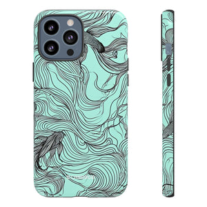 Aqua Serenity | Protective Phone Case for iPhone