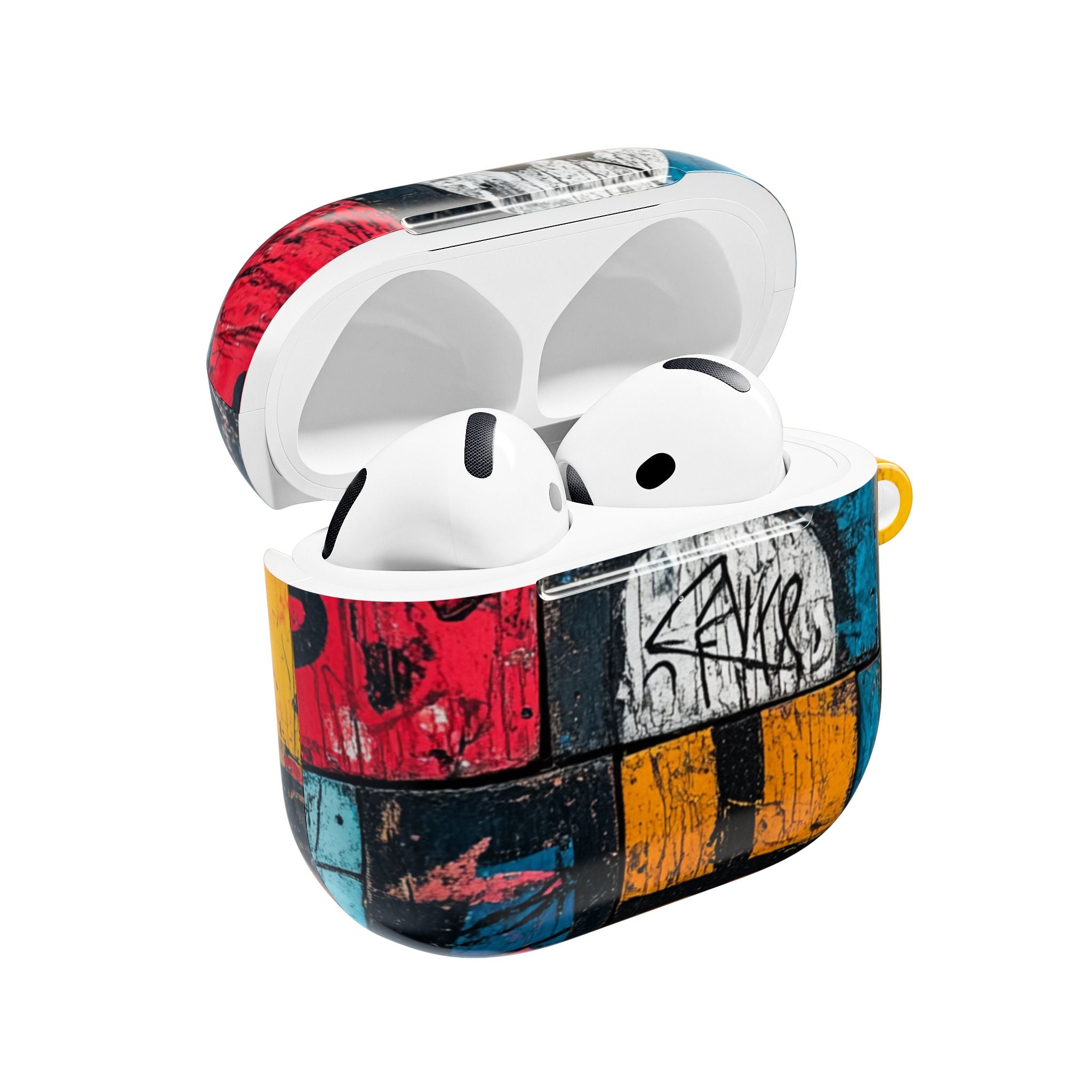 Witte Orb Graffiti - AirPods Case
