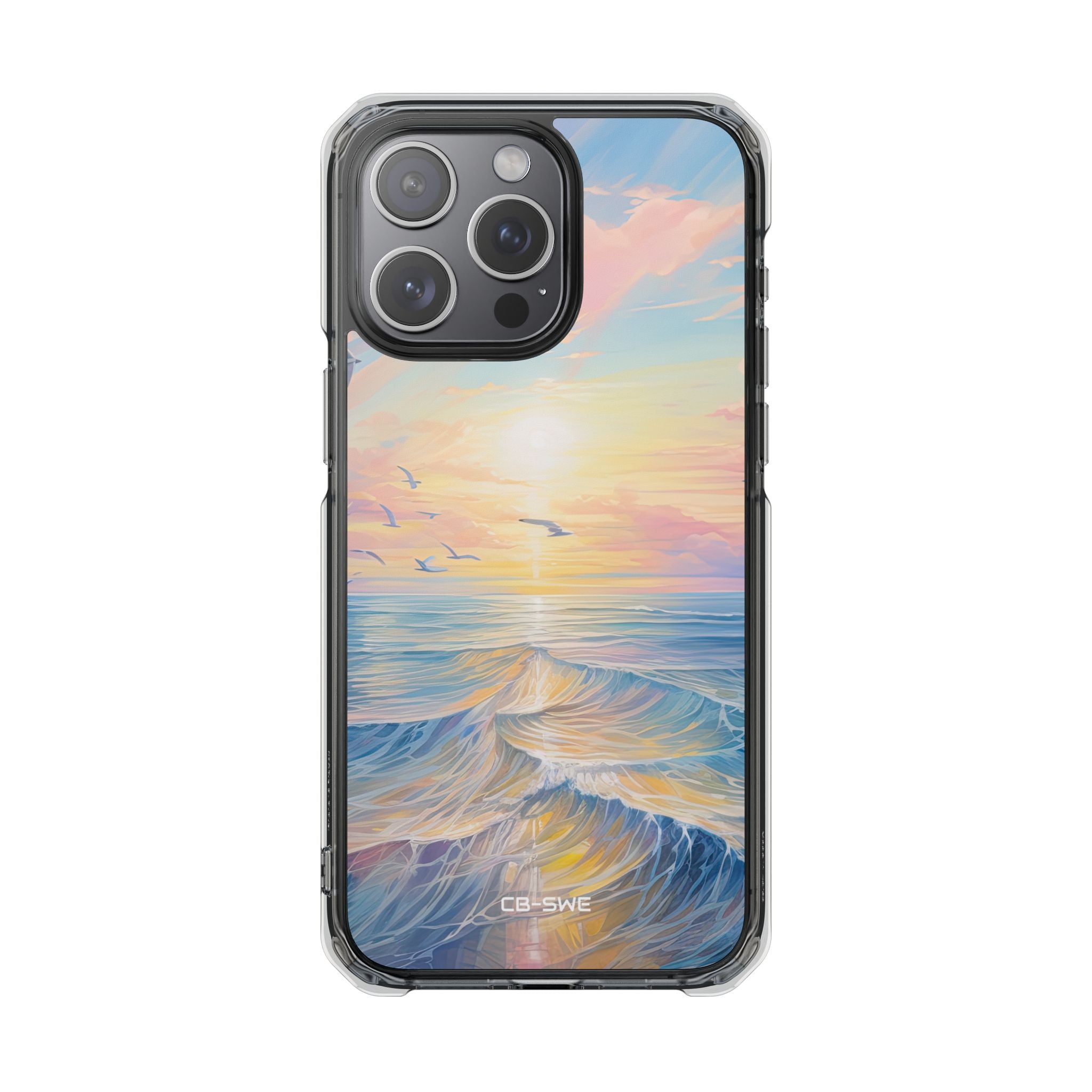 Gentle Waves Embrace iPhone Case - Impact