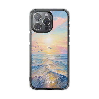 Gentle Waves Embrace iPhone Case - Impact