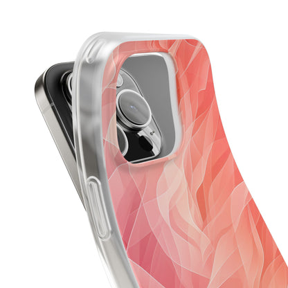 Peach Wave Drift iPhone 16 Pro Case - Soft