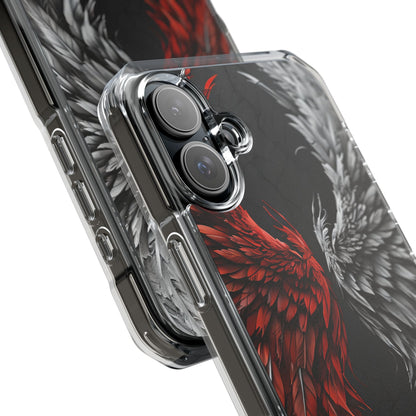 Crimson White Wings iPhone 16 Plus Case - Impact