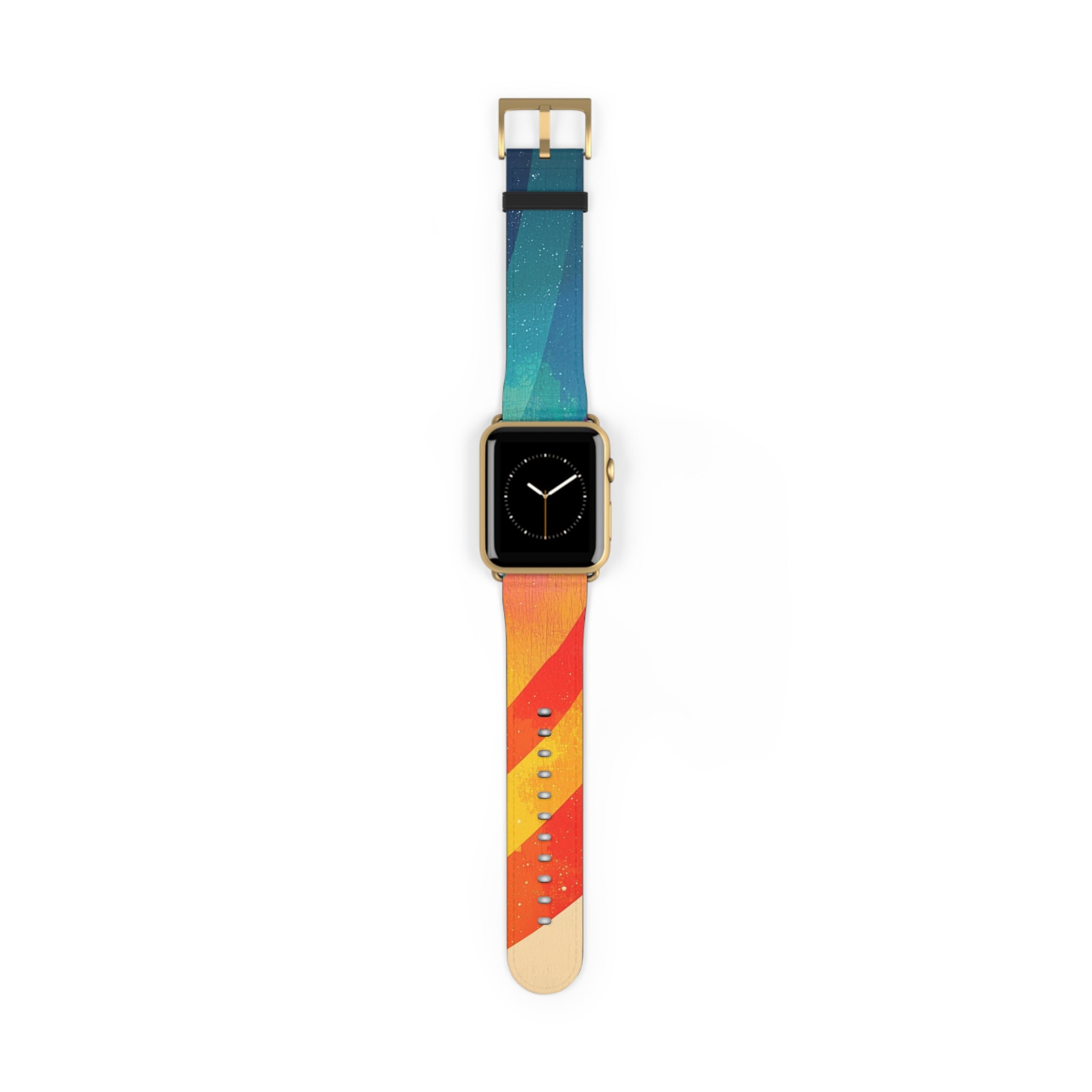Curved Rainbow Breeze - Watch Band